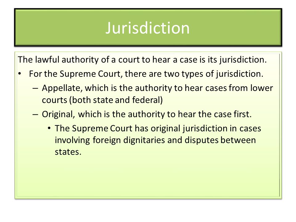 What types of cases are heard by the supreme court 2025
